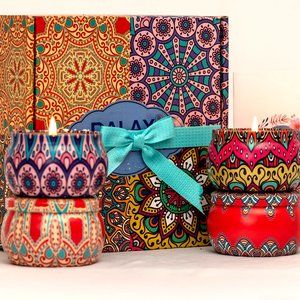 Large Size Scented Candles Gift Set, Natural Soy Wax candle Gift Sets for women